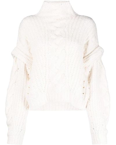 IRO Espelia High-neck Sweater - White