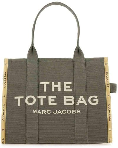 Marc Jacobs The Tote Jacquard Large Bag - Brown