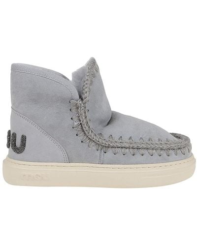 Mou Eskimo Sneakers's Style Ankle Boots - Grey