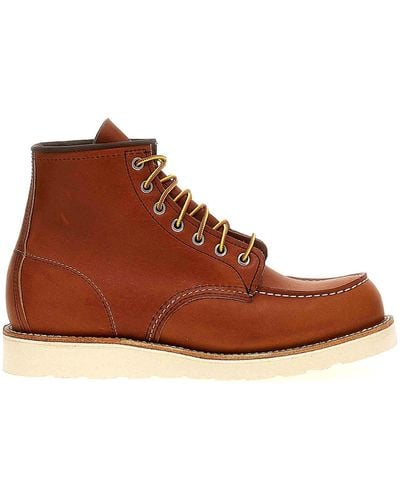 Red Wing Classic Moc Ankle Boots - Brown