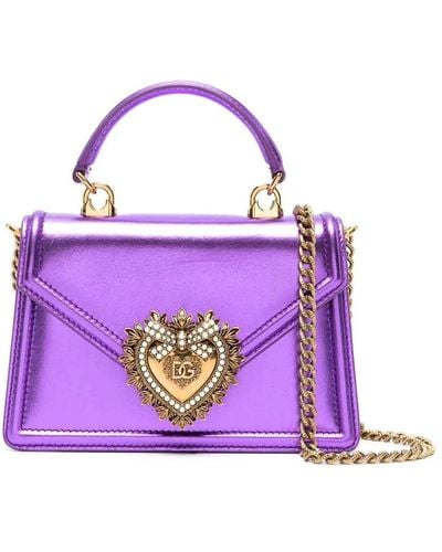 Dolce & Gabbana Mini Devotion Bag - Purple