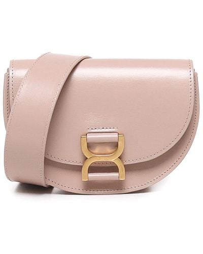Chloé Marcie Mini Flap Bag - Pink