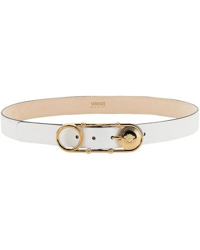 Versace Cintura Safety Pin - White