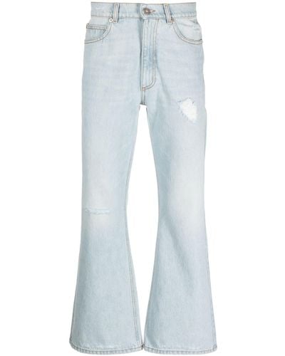 ERL Distressed Denim Trousers - Blue