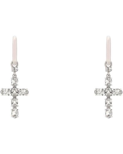 Dolce & Gabbana Metal Earrings - White