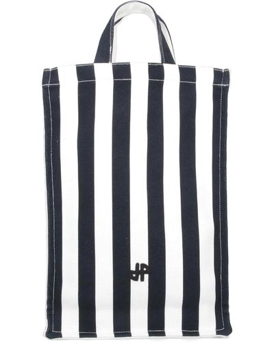 Patou Striped Bag - Black