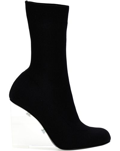 Alexander McQueen Shard Ankle Boots - Black