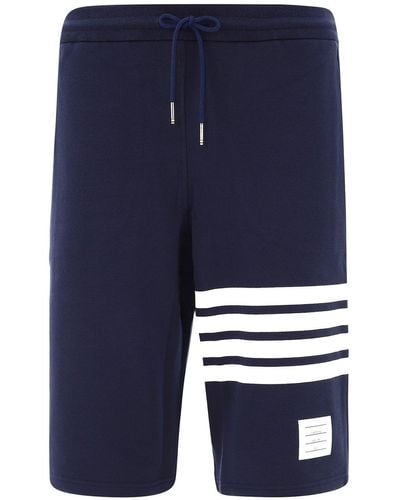 Thom Browne Engineered 4-bar Shorts - Blue