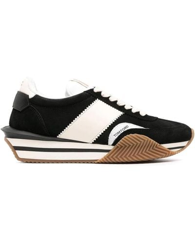 Tom Ford Low Top Trainers - Black