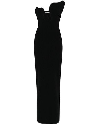 Christopher Esber Salacia Strapless Long Dress - Black