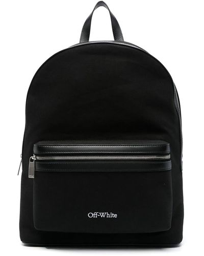 Off-White c/o Virgil Abloh Signature Logo Shoulder Bag - Black
