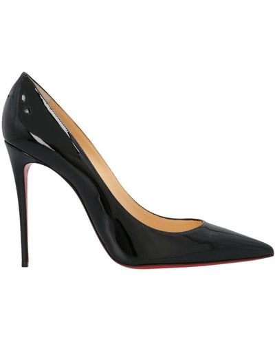 Christian Louboutin Kate 10 Pumps In Patent Leather - Black