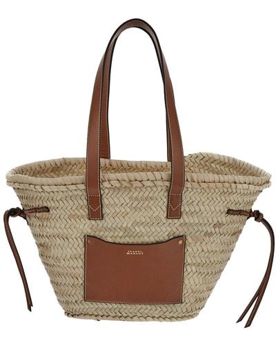Isabel Marant Medium Bucket Bag - Natural