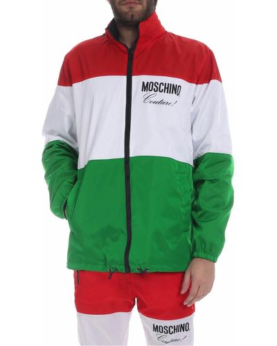 Moschino Tricolor Jacket - Green