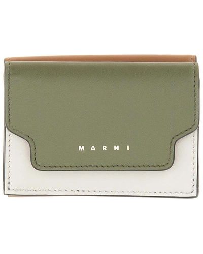 Marni Tri-fold Wallet - Gray