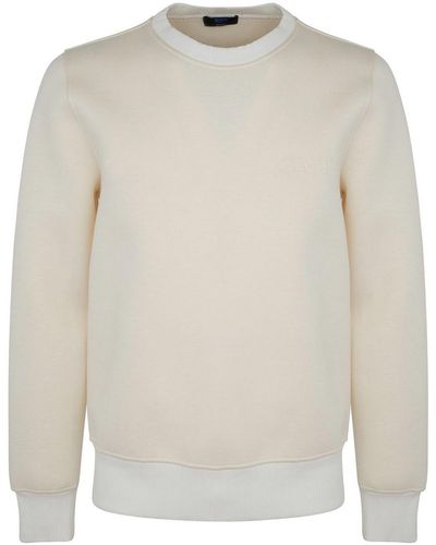Kiton Crew Neck Sweatshirt - White