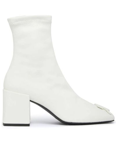 Courreges Reedition Ac Ankle Boots - White