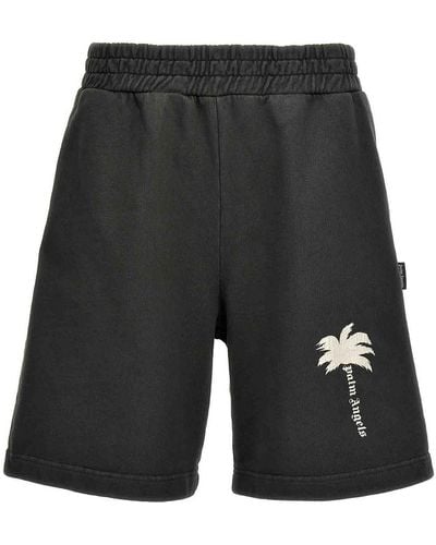 Palm Angels The Palm Bermuda Shorts - Gray