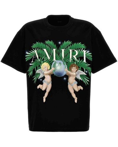 Amiri Airbrush Cherub T-shirt - Black