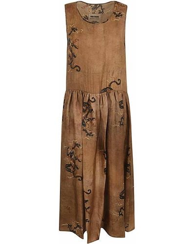 Uma Wang Ardal Dress - Brown