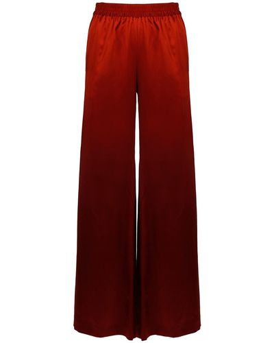 Gianluca Capannolo Antonia Wide Palazzo Pants - Red