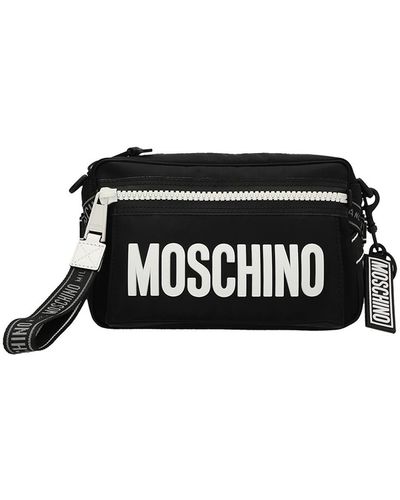 Moschino Logo Belt Bag - Black