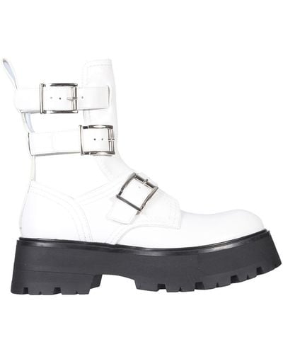Alexander McQueen Rave Boots - White