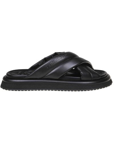 Dolce & Gabbana Leather Slipper - Black