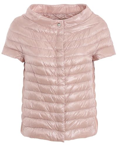 Herno Margherita Nylon Puffer Jacket - Pink