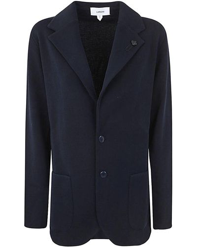 Lardini Knitted Jacket - Blue