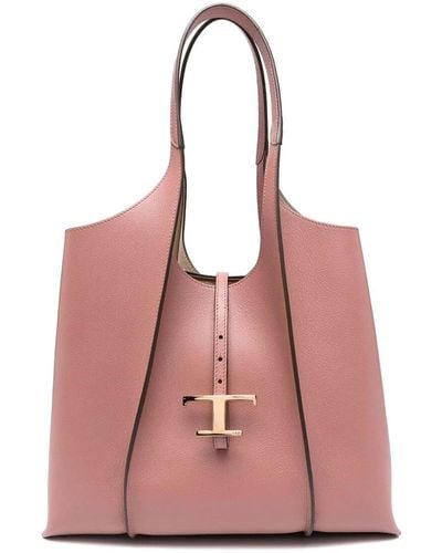 Tod's Medium T Timeless Shopping Bag - Pink