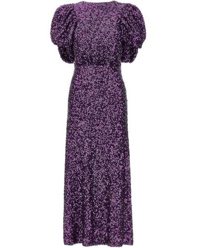 ROTATE BIRGER CHRISTENSEN Sequin Midi Dress - Purple