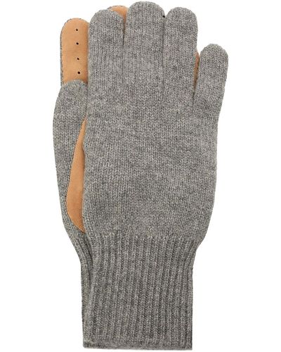 Brunello Cucinelli Cashmere Gloves - Grey