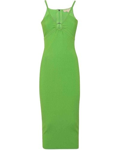 Michael Kors Midi Dress - Green