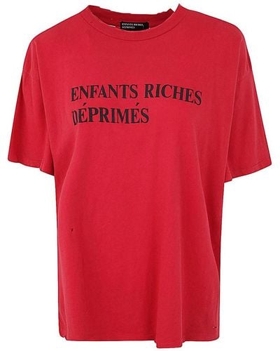 Enfants Riches Deprimes Classic Logo T-shirt - Red