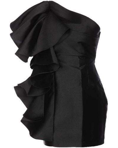 Solace London Rio Mini Dress - Black