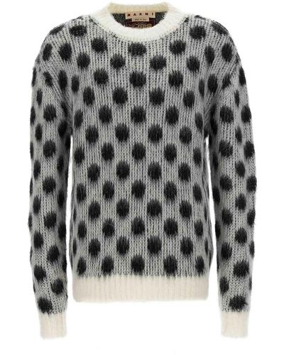 Marni Polka Dot Sweater - Black