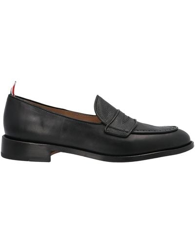 Thom Browne Soft Penny Loafers - Black
