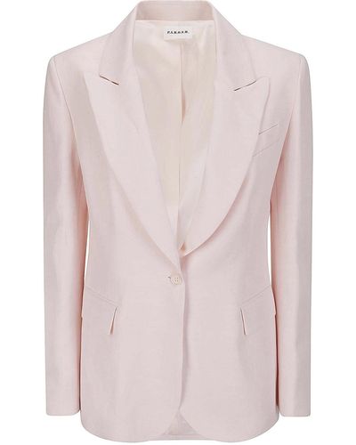 P.A.R.O.S.H. Blazer With Lapels - Pink
