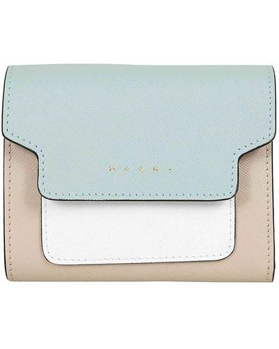 Marni Leather Wallet - Blue