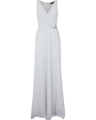 Lauren by Ralph Lauren Holidab Elegant Maxi Dress - White