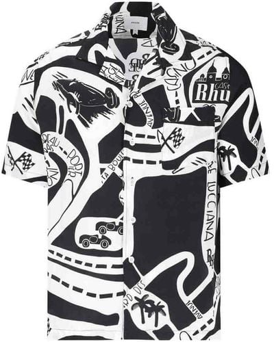 Rhude Pattern T-shirt - Black