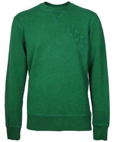 Golden Goose Journey Sweatshirt In Cotton Fleece - Green