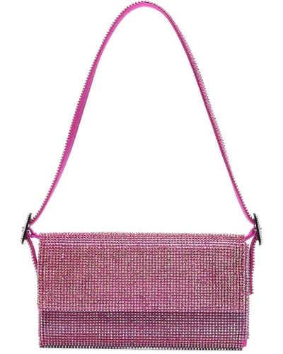 Benedetta Bruzziches Petite Crystal Clutch Bag - Purple