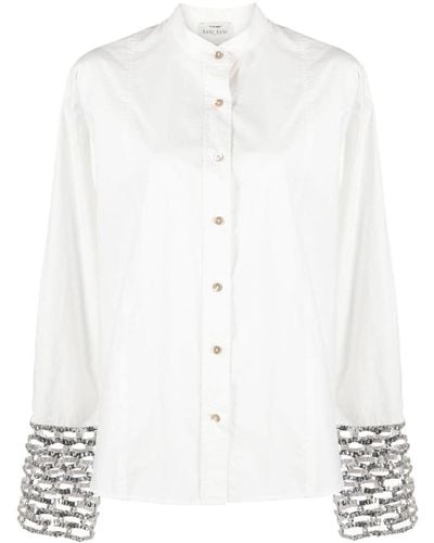 Forte Forte Shirt With Sequin Detail - White
