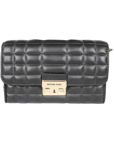 Michael Kors Tribeca Leather Bag - Grey