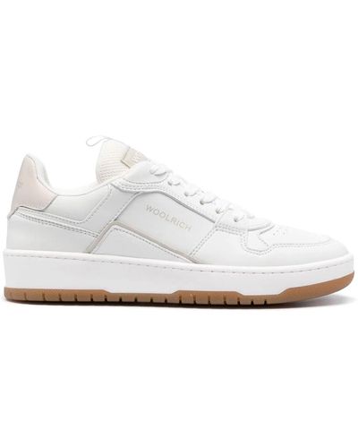 Woolrich Low Basket Trainers - White