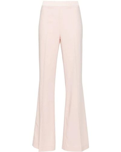 D. EXTERIOR Flared Design Trousers - Pink