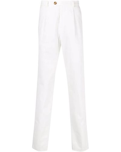 Brunello Cucinelli Cotton Trousers - White