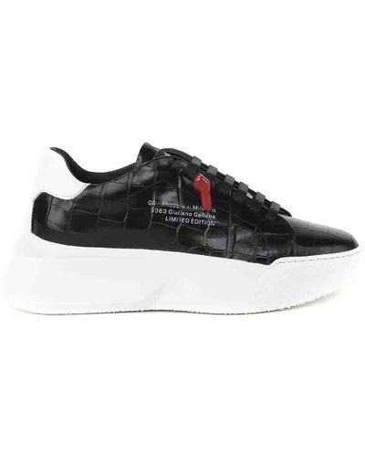 Giuliano Galiano Leather Sneakers - Black